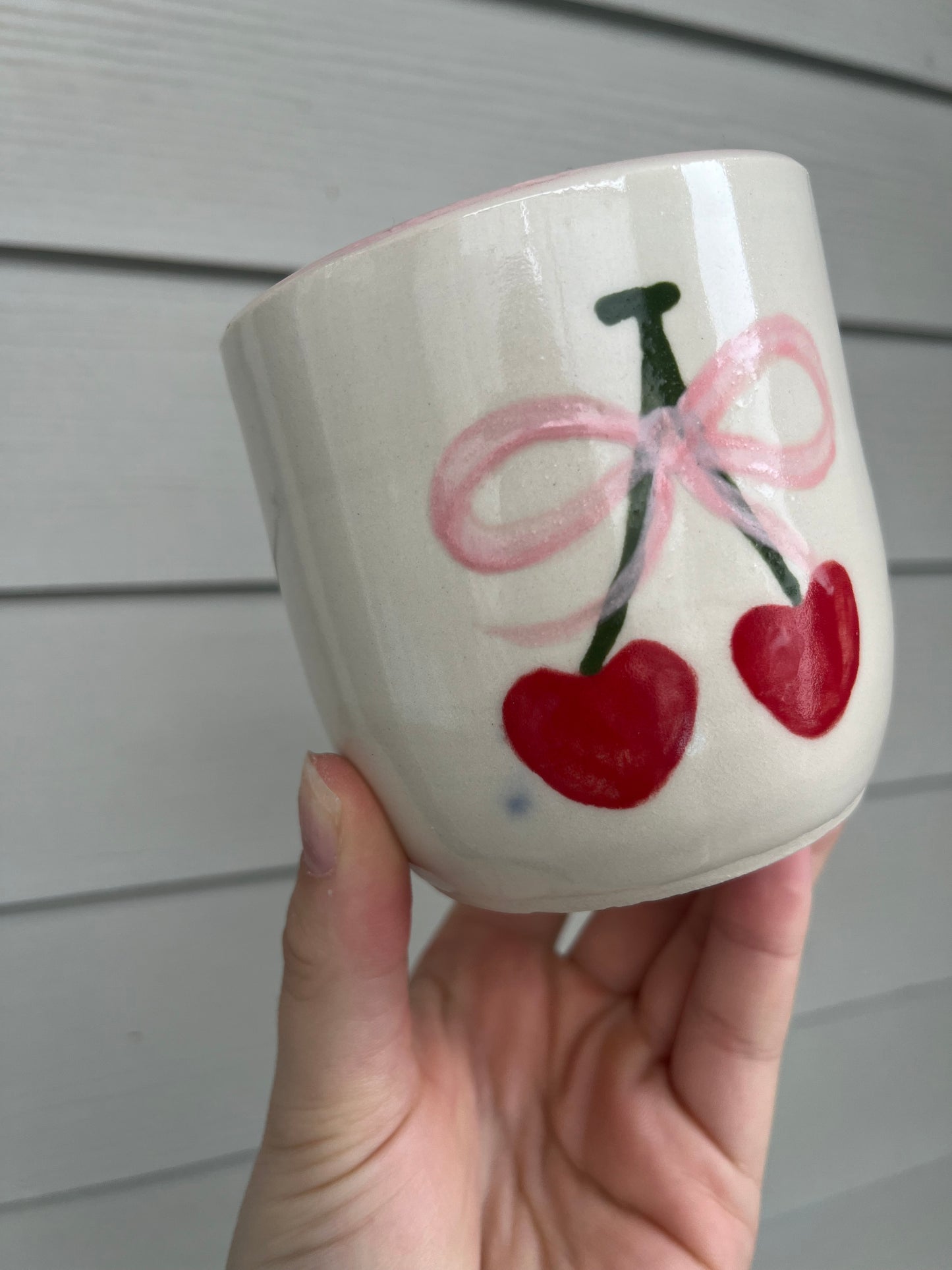 cherry bow tumbler (second)