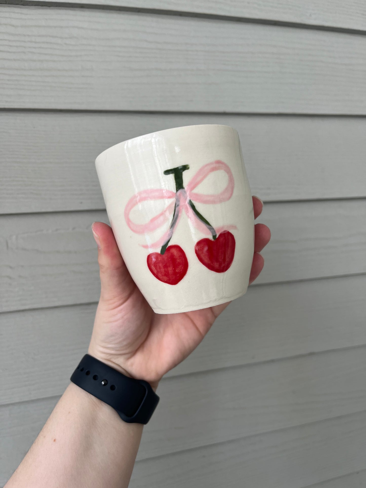 cherry bow tumbler