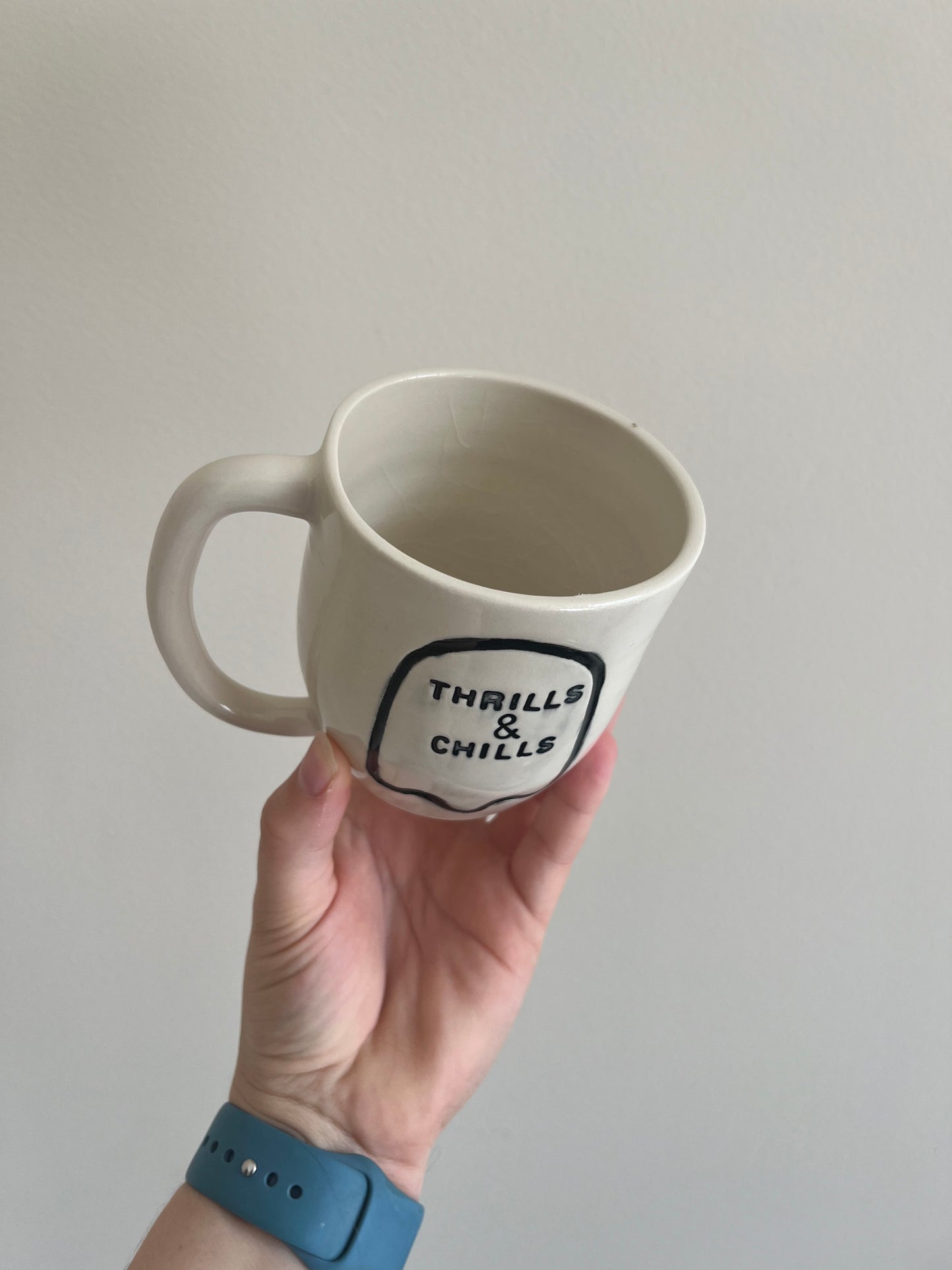 thrills and chills mug