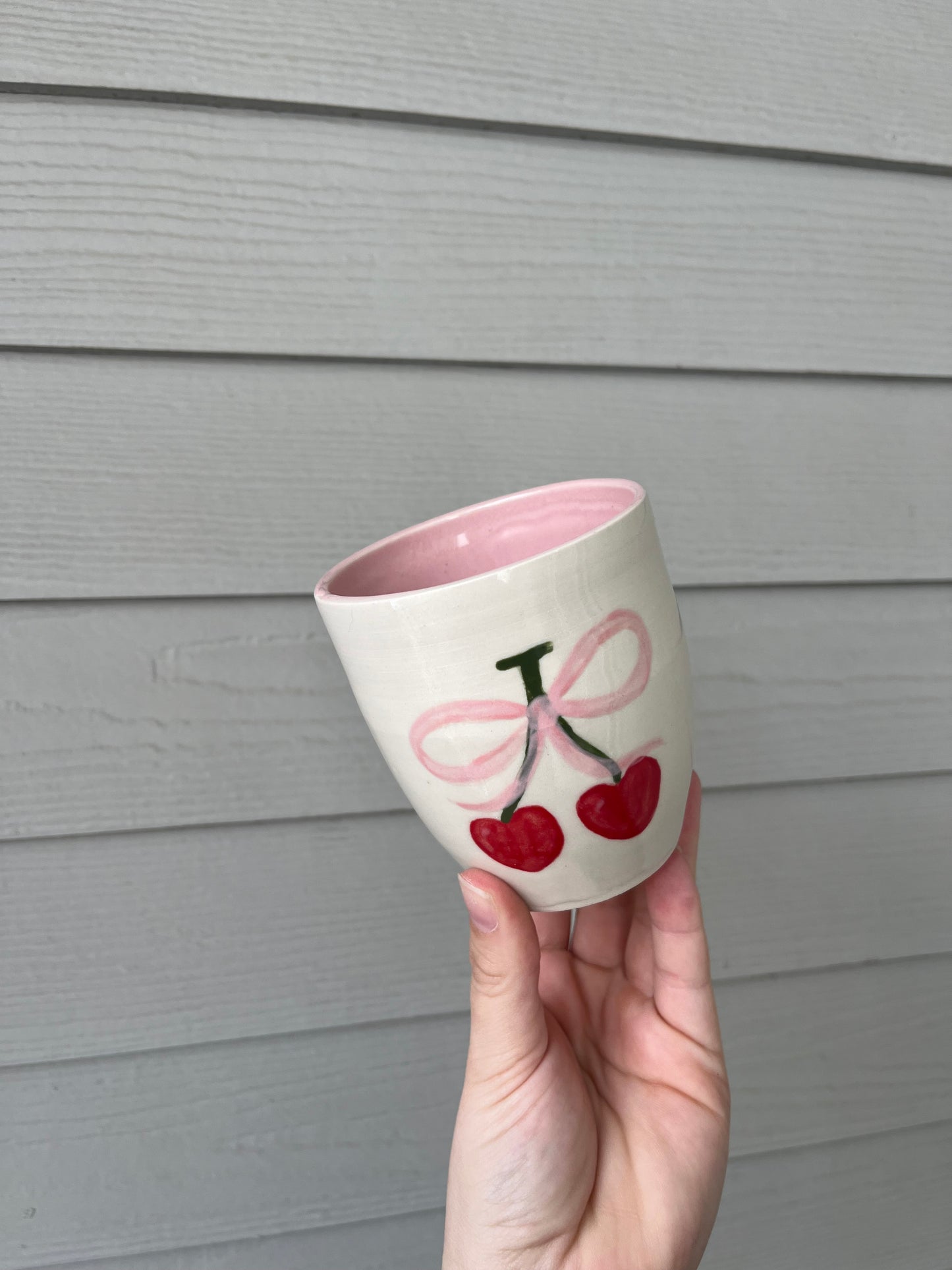 cherry bow tumbler