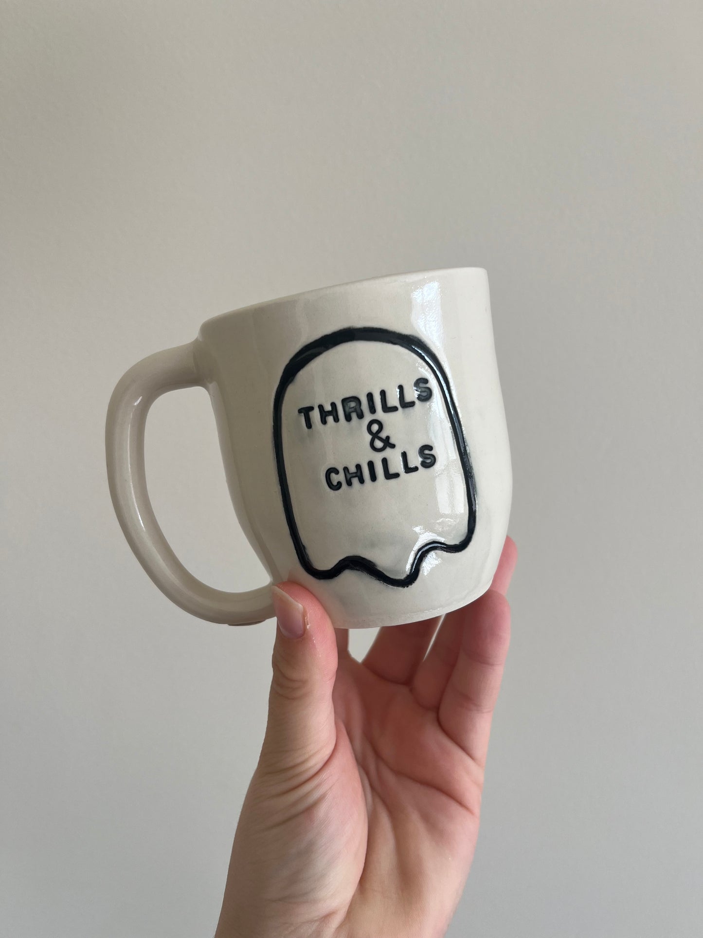 thrills and chills mug