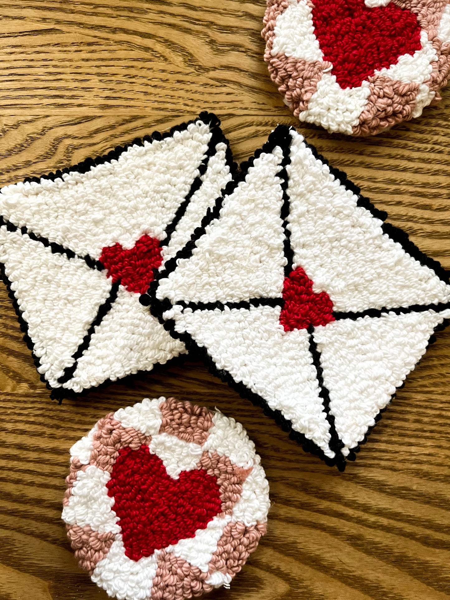 love letter mug rug