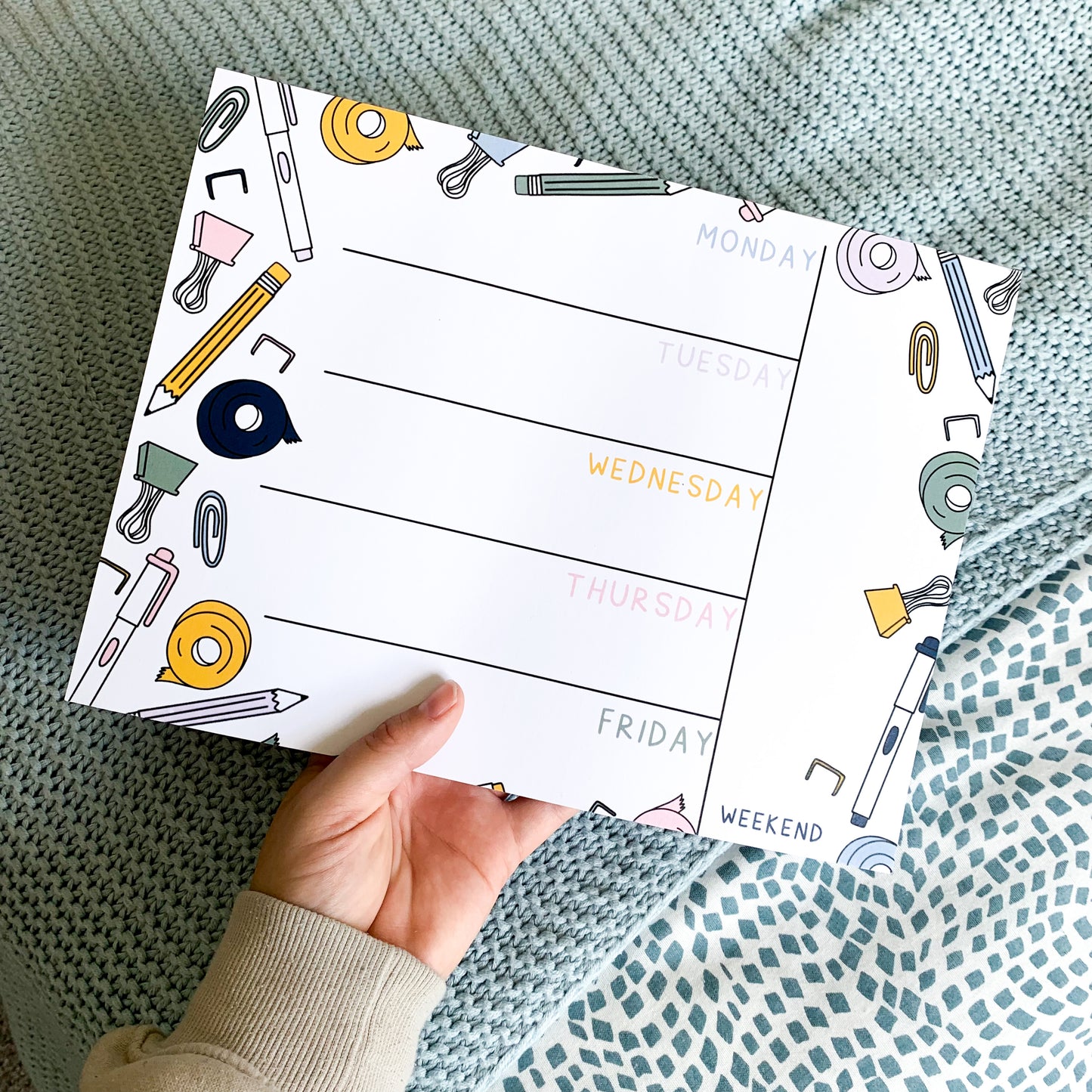 the weekly planner