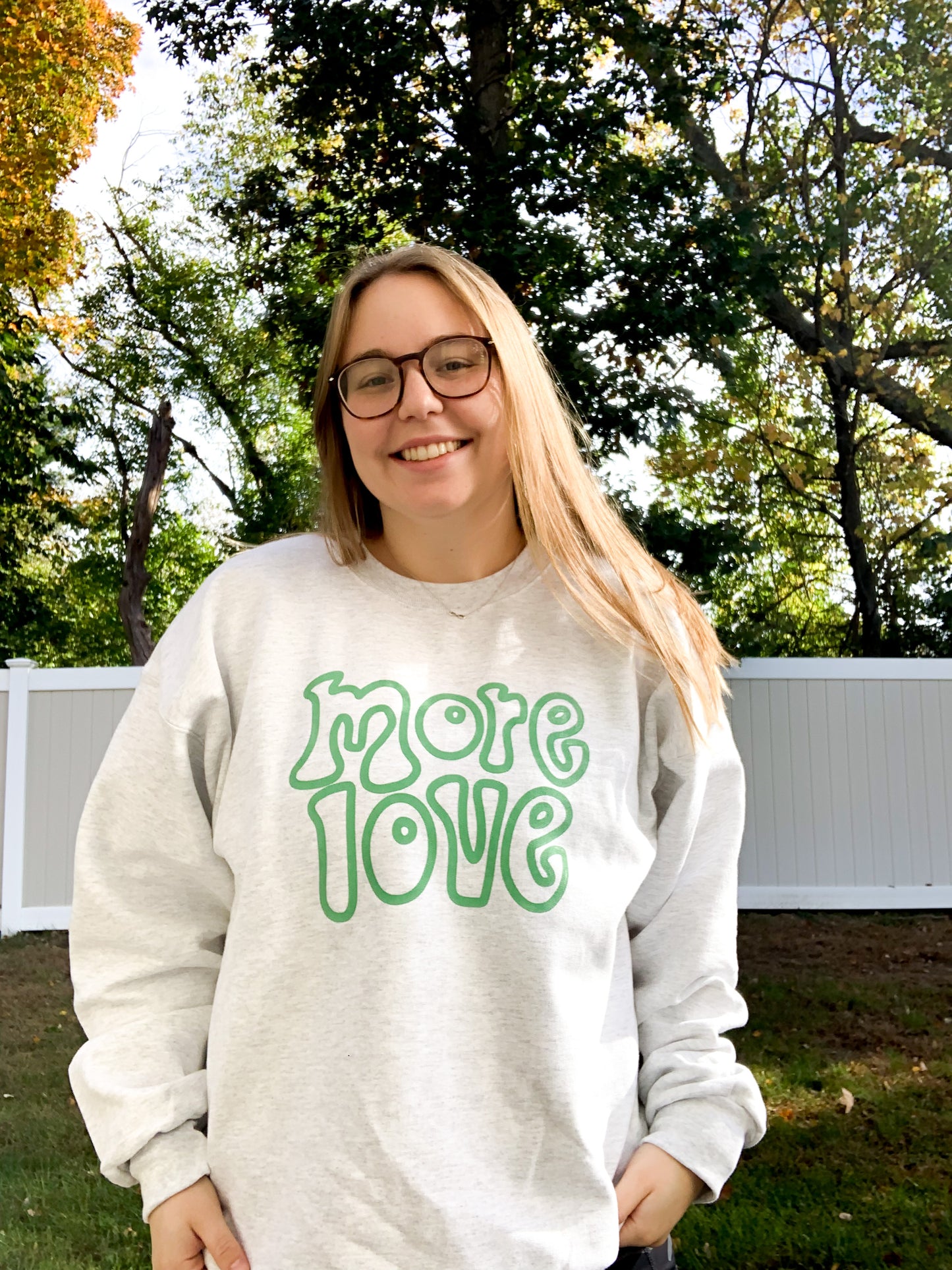 more love crewneck