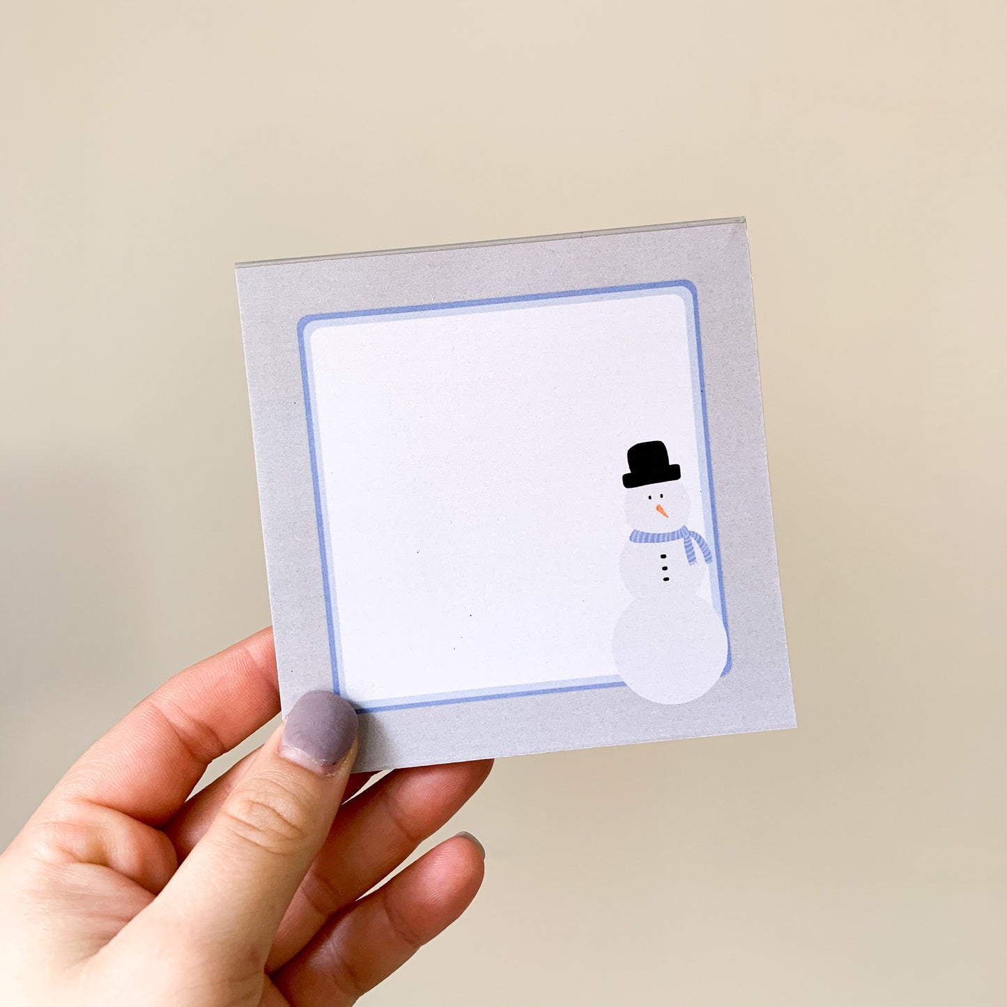 snowman notepad