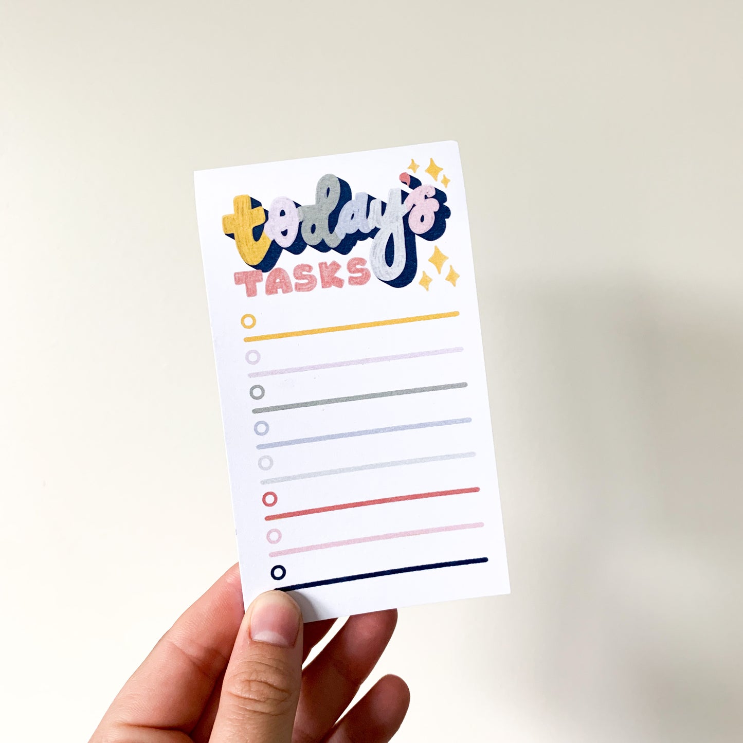 today's task sticky note