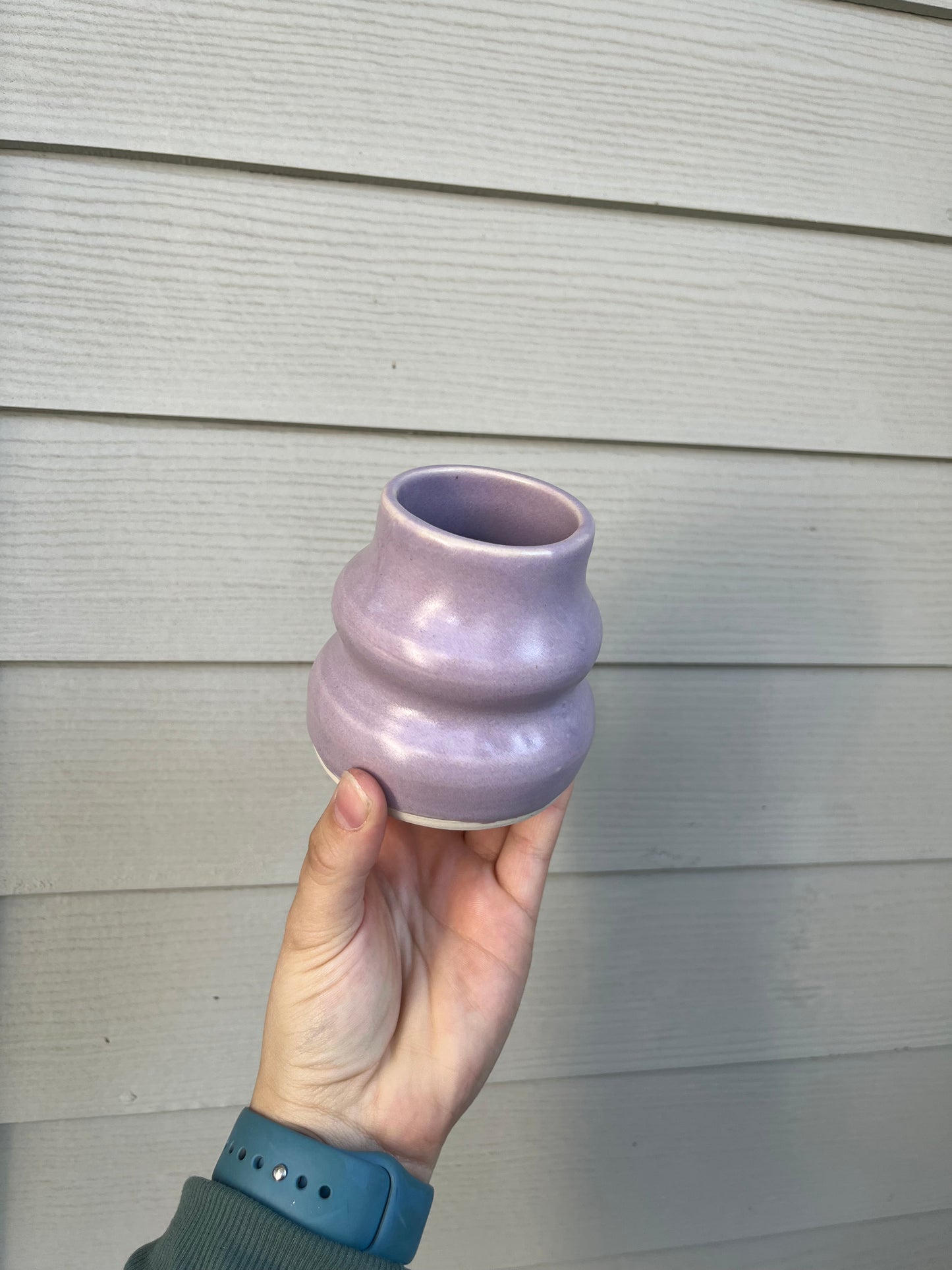 lavender mini vase