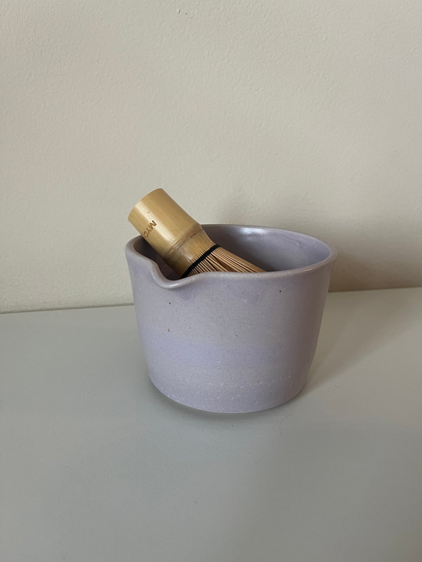 lavender matcha bowl