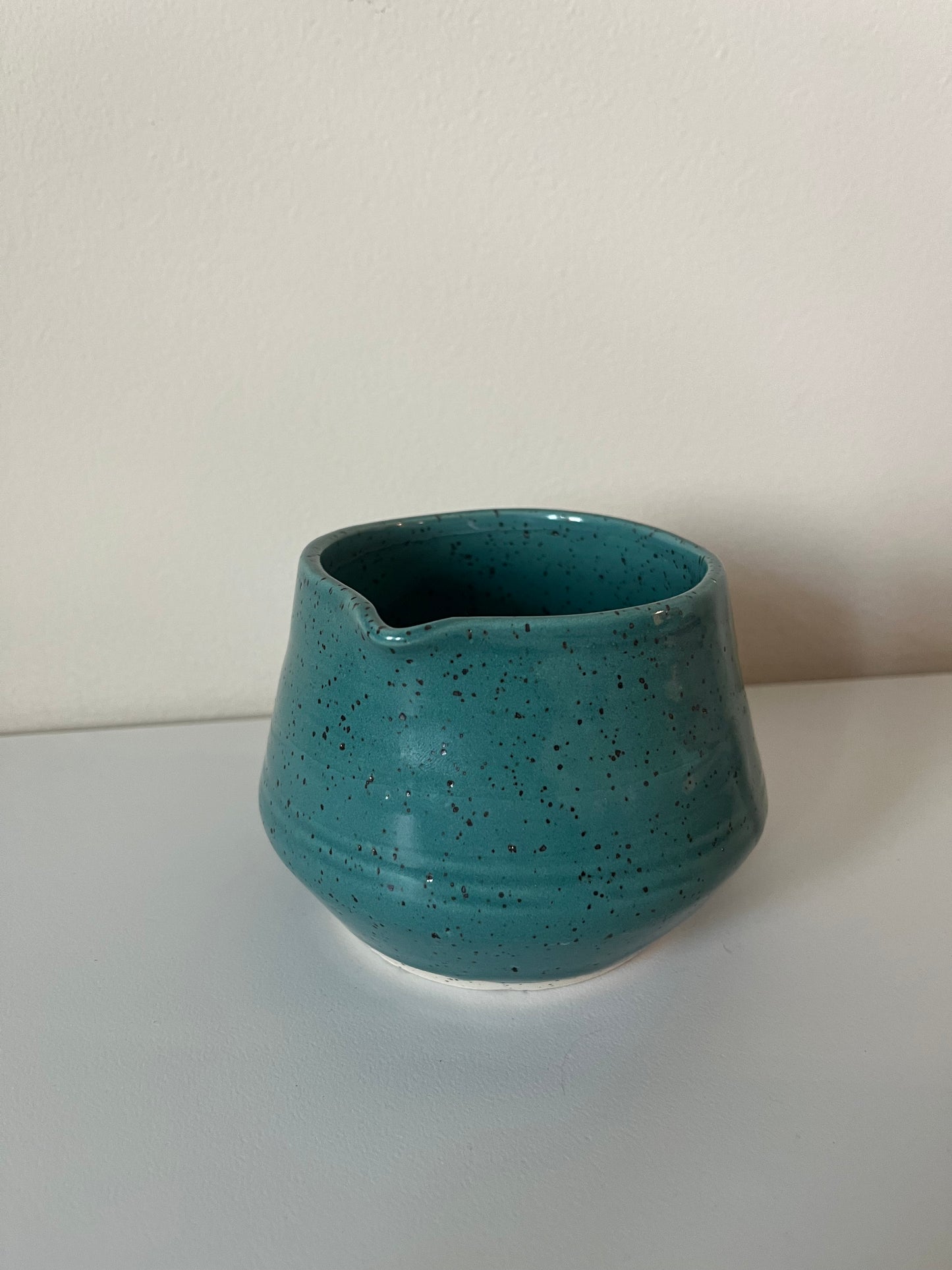 teal matcha bowl