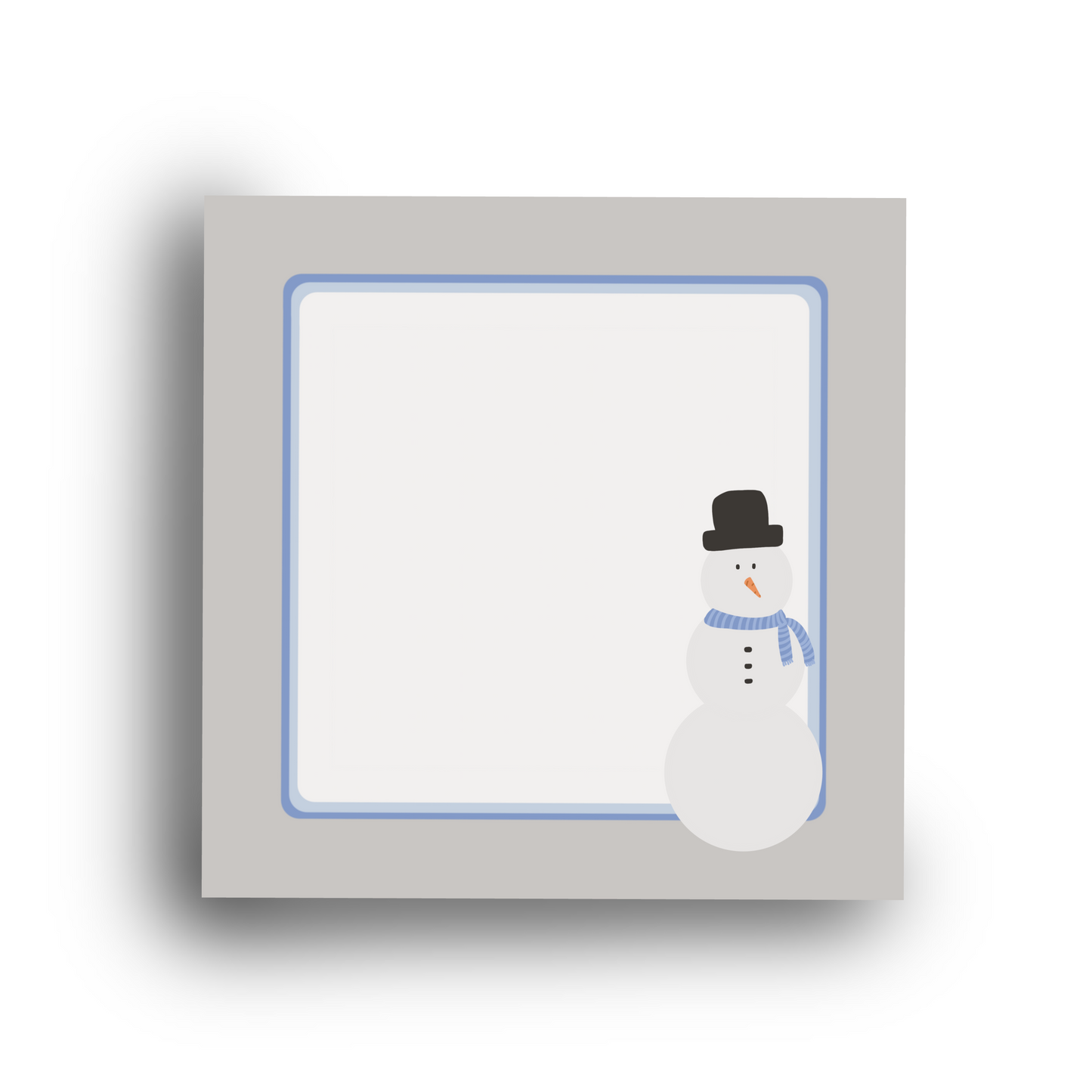 snowman notepad