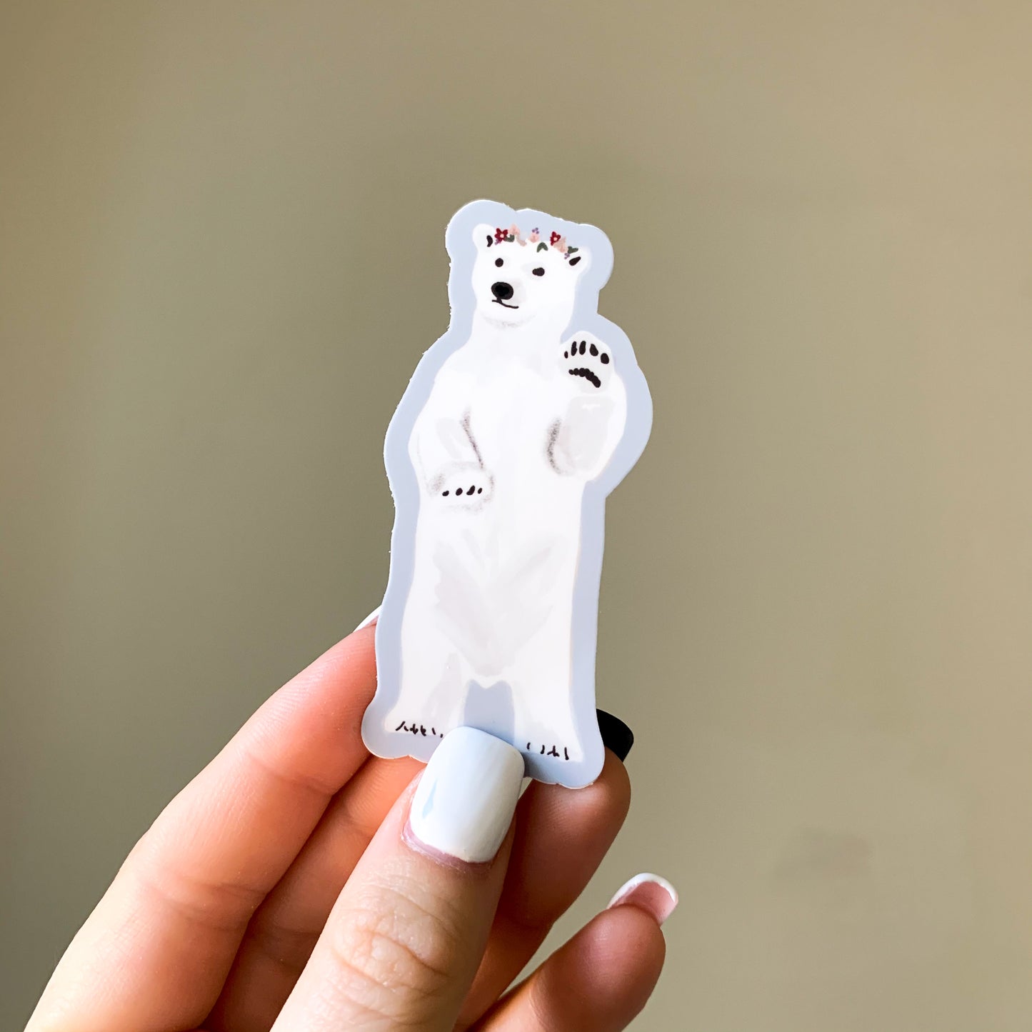 polar bear sticker