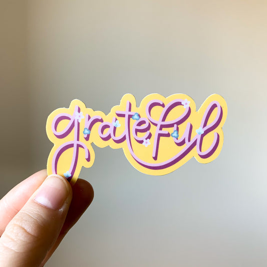 grateful sticker