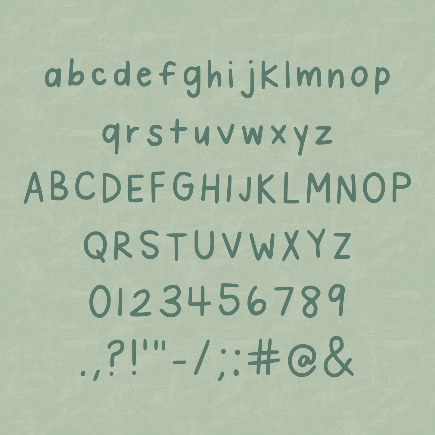 madi handwriting font