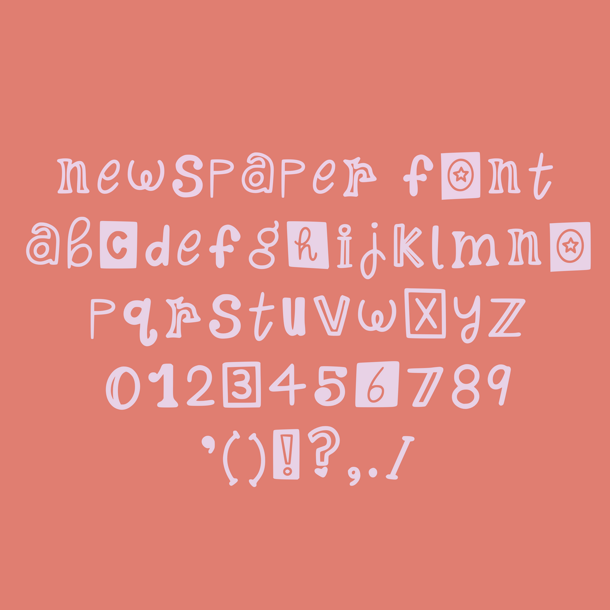 Newspaper Font Alphabet All Letters Newspaper Alphabet Different Font
